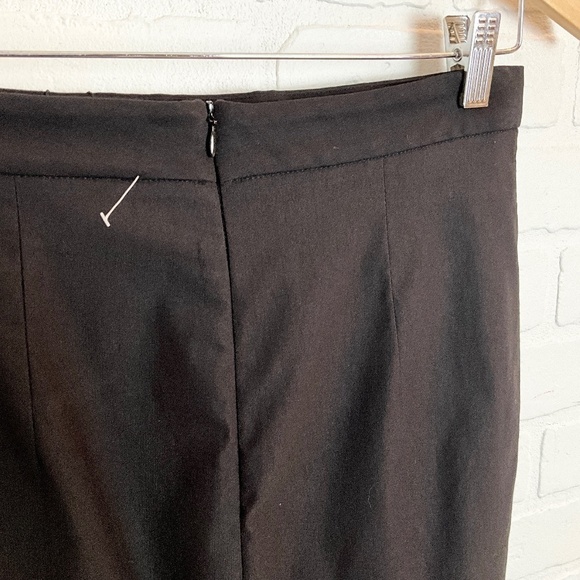 NWT Ronen Chen Pencil Skirt Back Zipper Stretch Black Capsule Wardrobe Sz 2 - Picture 7 of 13
